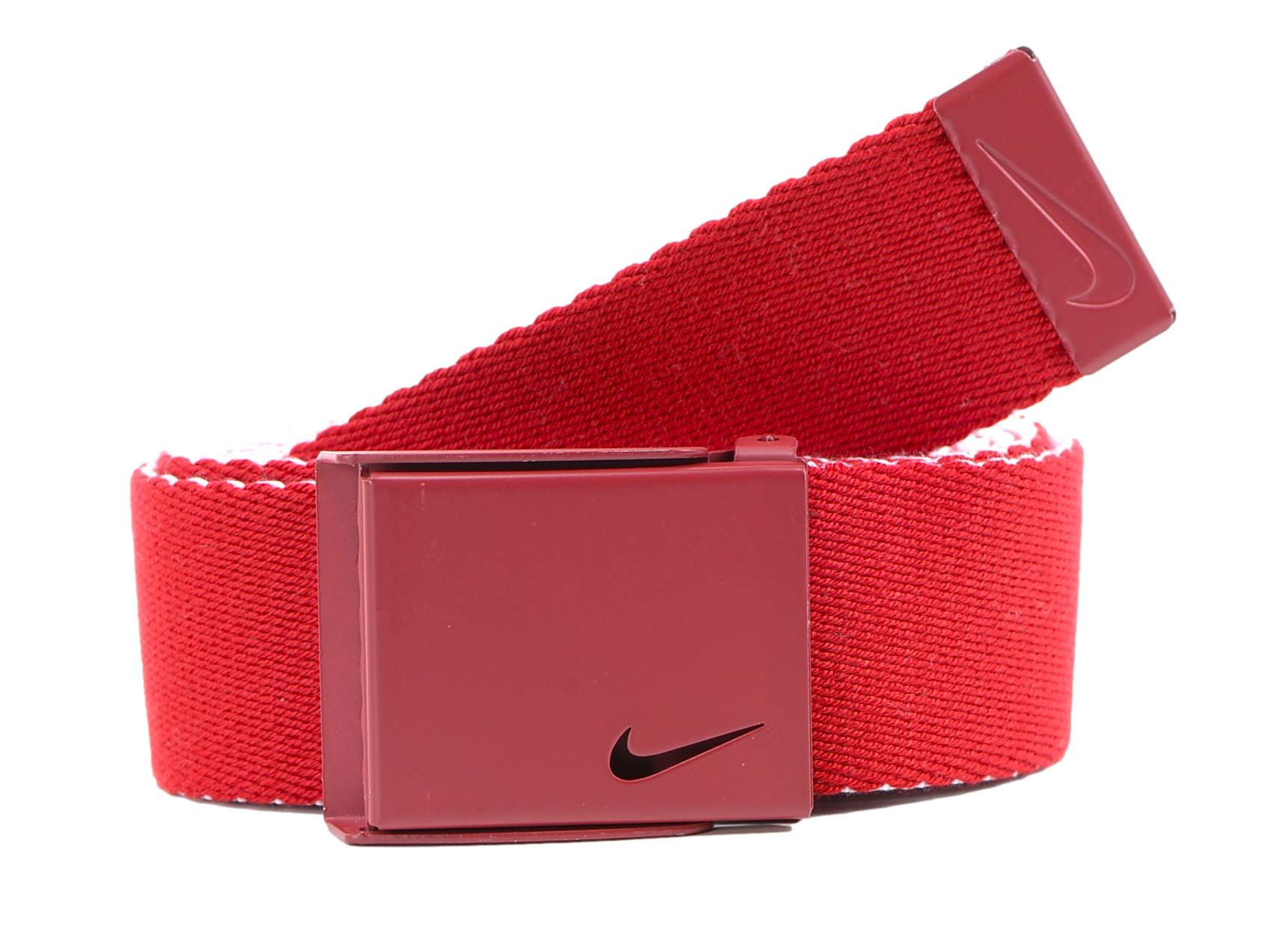 red nike belt