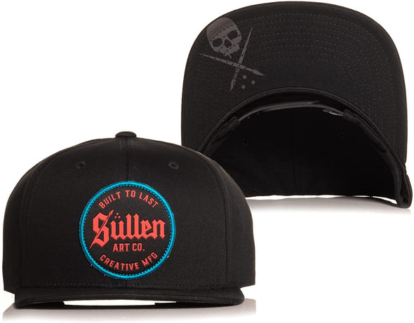 Sullen Men's Factory Adjustable Snapback Hat Flat Bill One Size