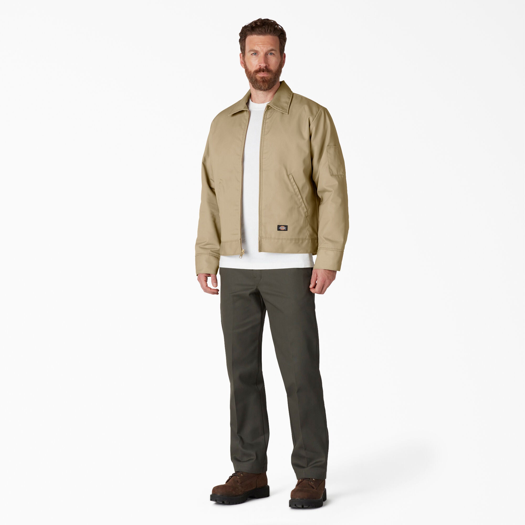 福 Jacket (Khaki) XL Dickies Men's Insulated Eisenhower Front-Zip Jacket – socallook.com
