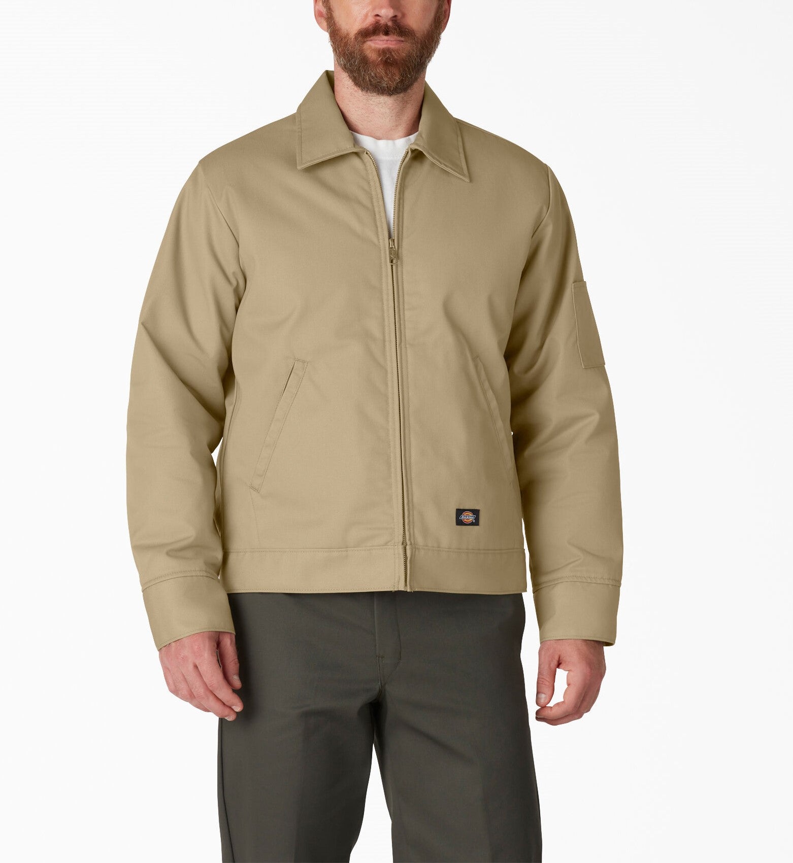 Dickies Men's Insulated Eisenhower Front-Zip Jacket – socallook.com